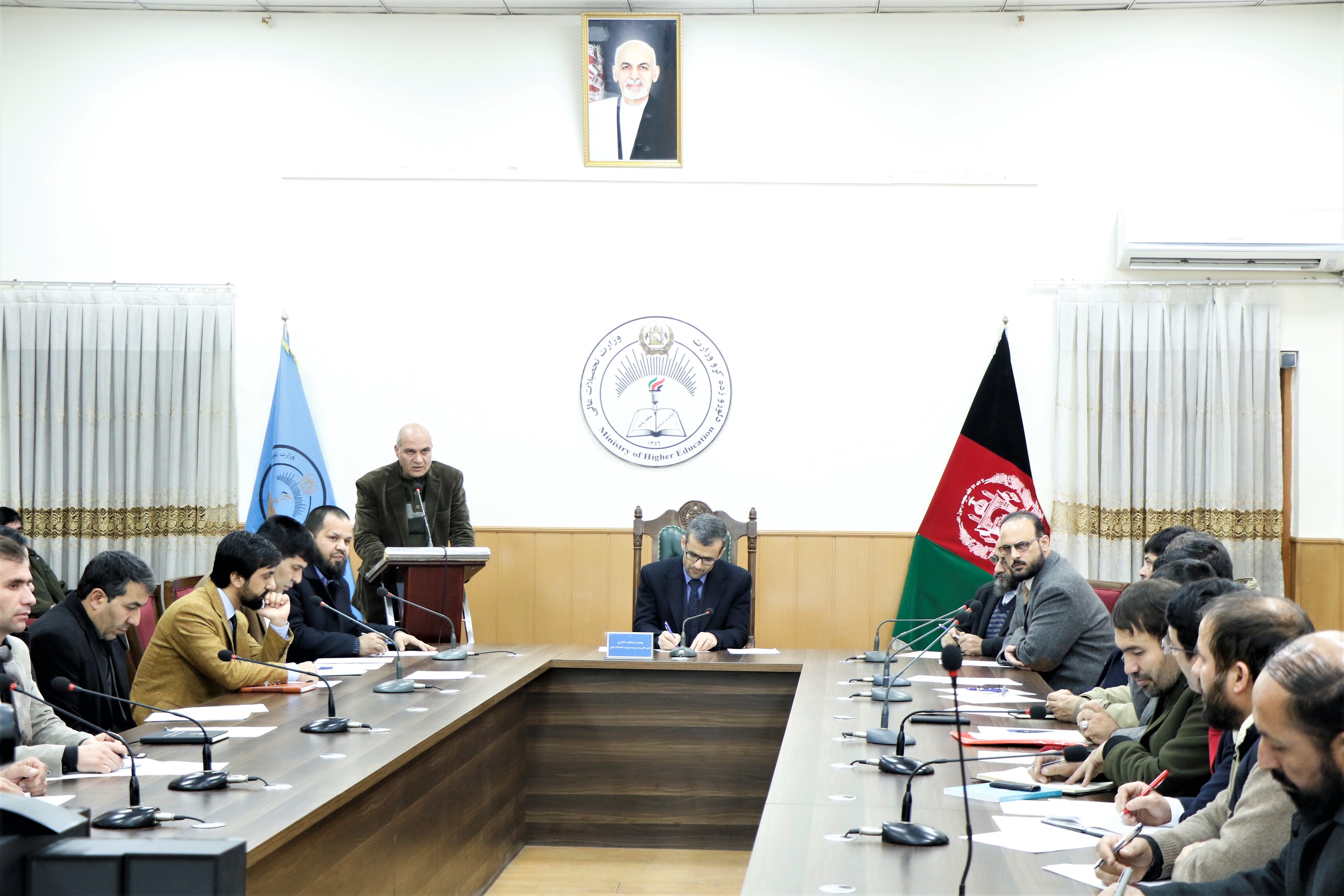 پروسه نظارت و ارزیابی برنامه های فوق لیسانس پوهنتون ه