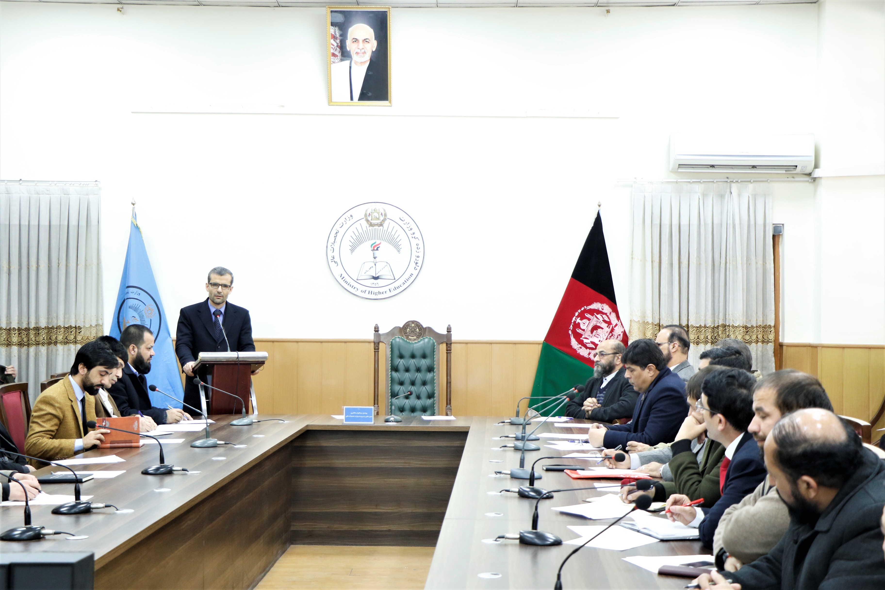 پروسه نظارت و ارزیابی برنامه های فوق لیسانس پوهنتون ه