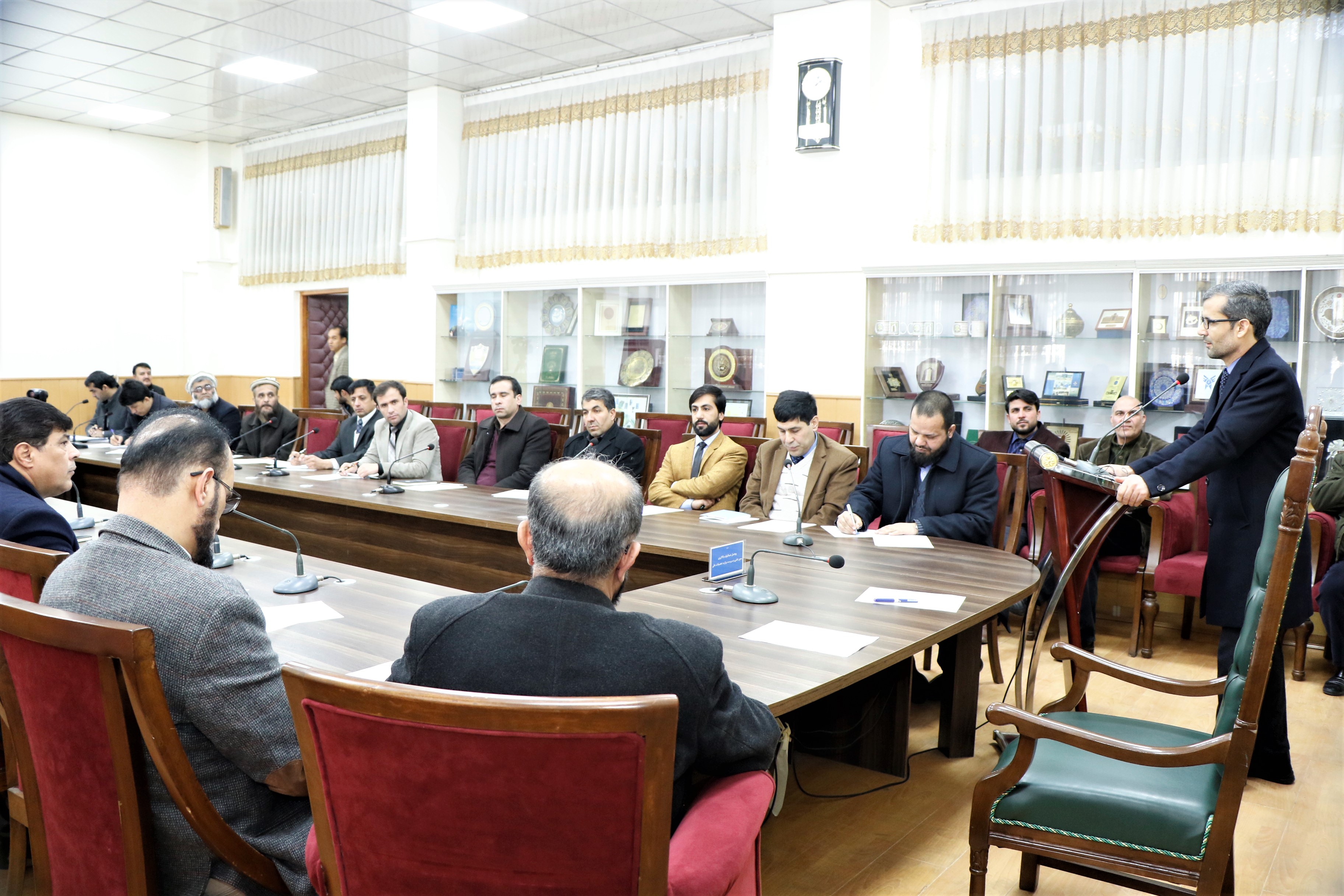 پروسه نظارت و ارزیابی برنامه های فوق لیسانس پوهنتون ه