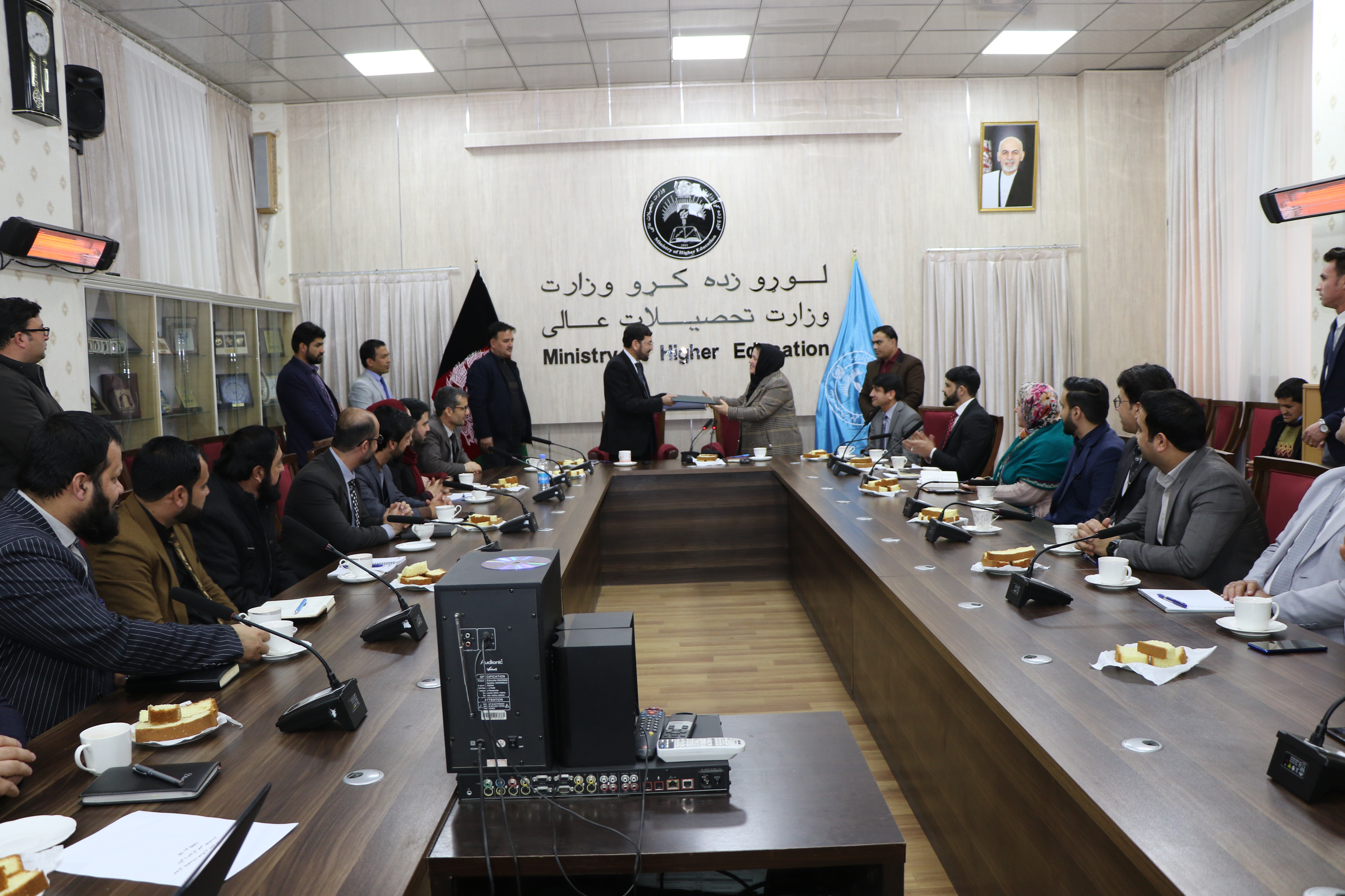 امضا تفاهمنامه همکاری میان وزارت تحصیلات عالی و شورای طبی افغانستان